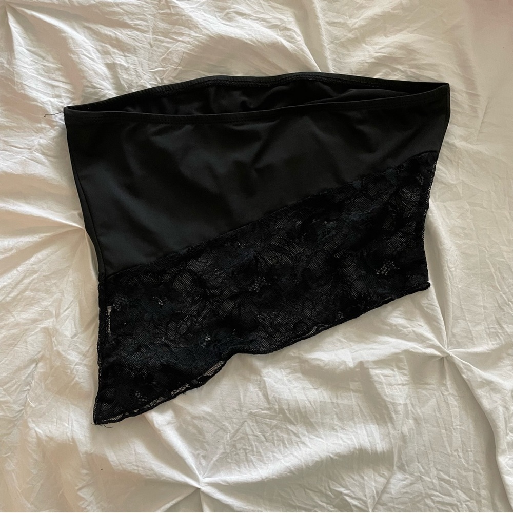 Black Lace Bandeau SHEIN